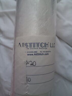 All  Stitch tear away stabilizer  white 14x 10 yards